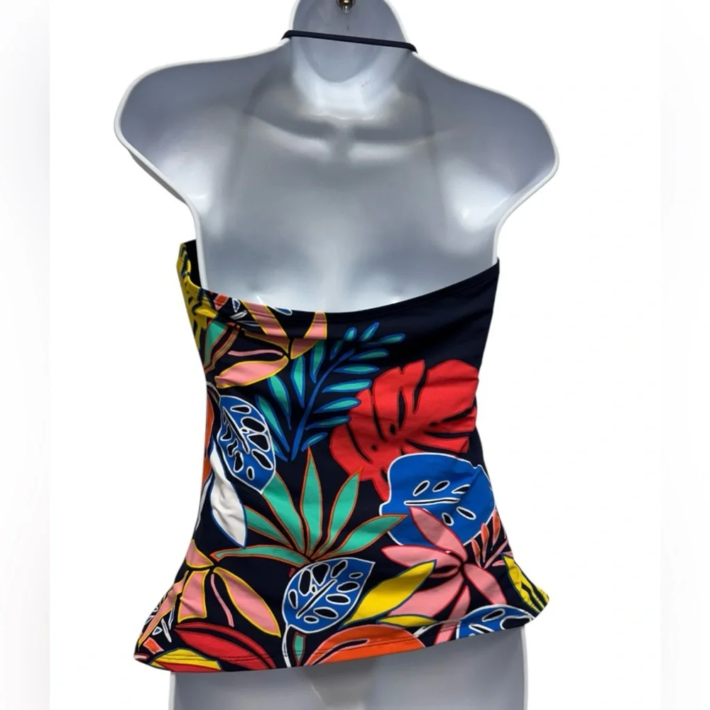 Bleu Rod Beattie Colorfield Bandini Swim Top Size 12 NWT